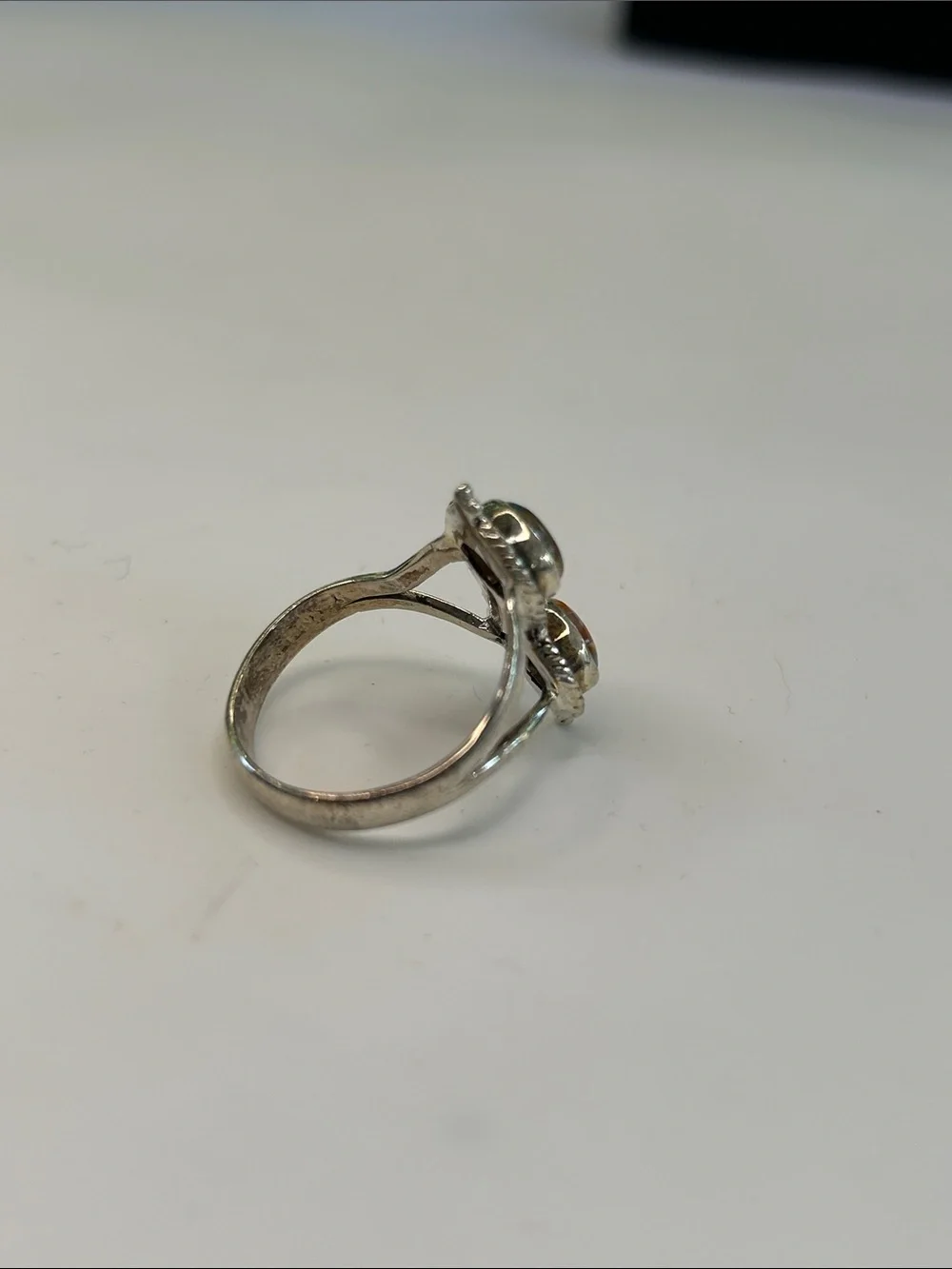 Sterling Silver Spiny Oyster Turquoise Ring Size 9.5 YS India